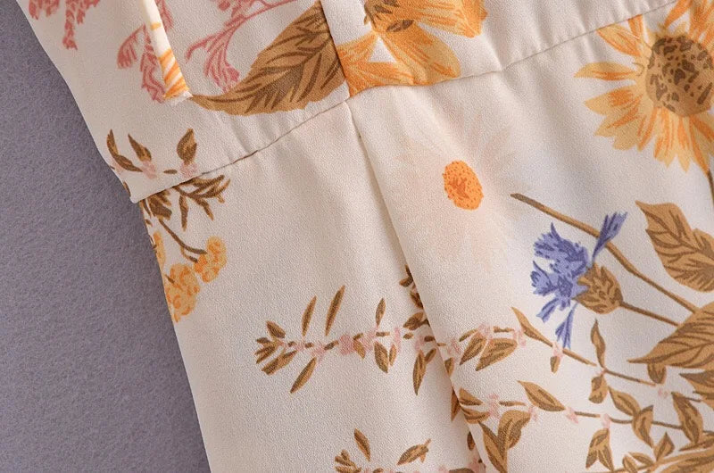 Avencea | Floral Printed Strap Dress