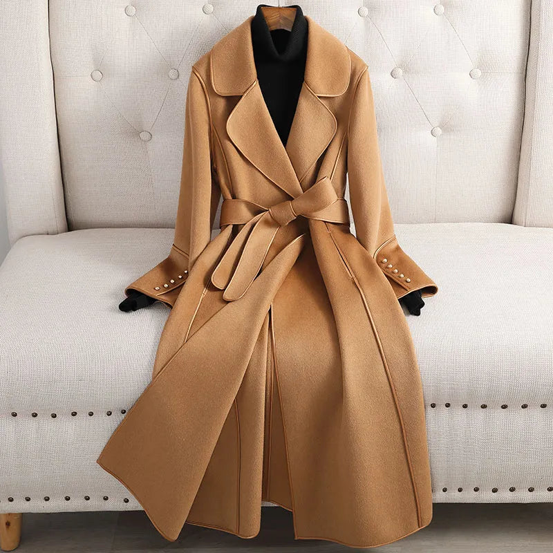 TRENCHCOAT MADE OF MERINO WOOL - EXCLUSIVE FROM AVENCEA