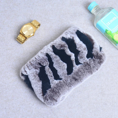 Women Real Fur Handmade Stretch Fur Scarf Knit Genuine Rex Rabbit Fur Headbands Girls Natural Fur Ring Cowl Snood Scarves Winter