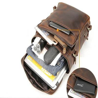 Vintage Leather Backpack