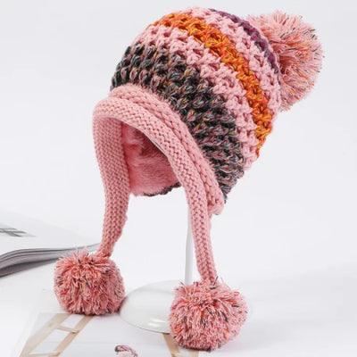 "Snowy Peaks" Knitted Beanie
