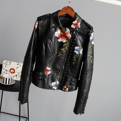 Lily™ - Modern Floral Jacket with Handmade Details