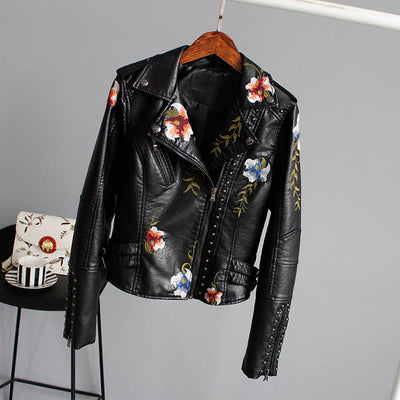 Lily™ - Modern Floral Jacket with Handmade Details