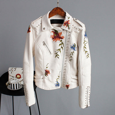 Lily™ - Modern Floral Jacket with Handmade Details
