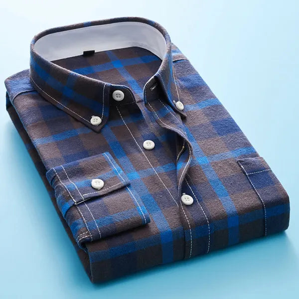Tartan Men's Long Sleeve Button up