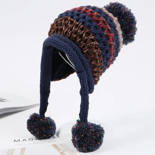 "Snowy Peaks" Knitted Beanie