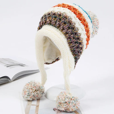 "Snowy Peaks" Knitted Beanie