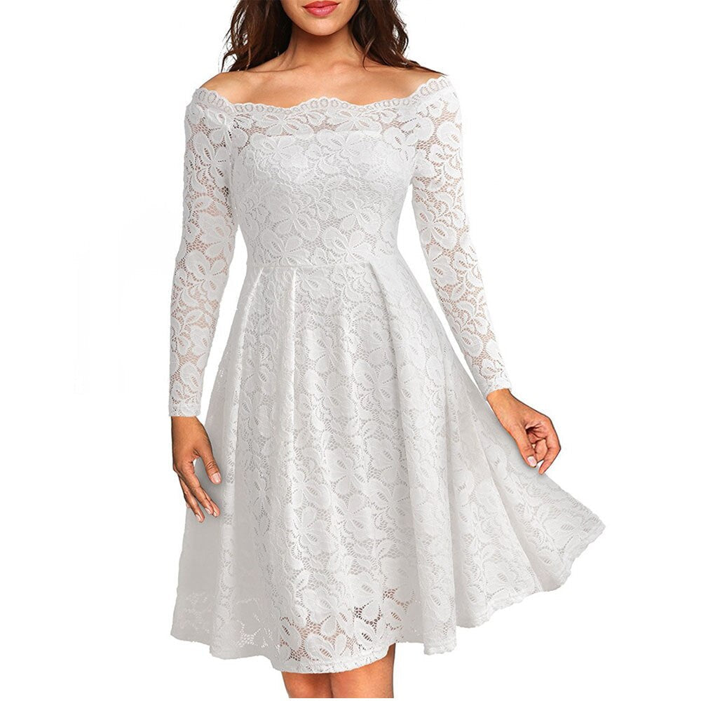 Avencea Off-Shoulder Lace Dress