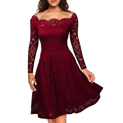 Avencea Off-Shoulder Lace Dress