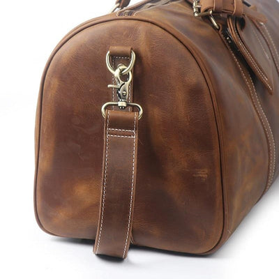 Genuine Leather Overnight Bag