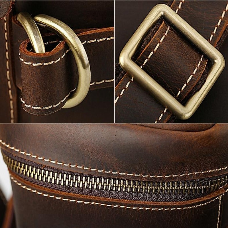 Vintage Leather Backpack