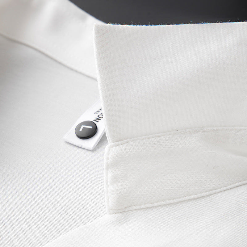 Joshua | Cotton Polo Shirt with Silk