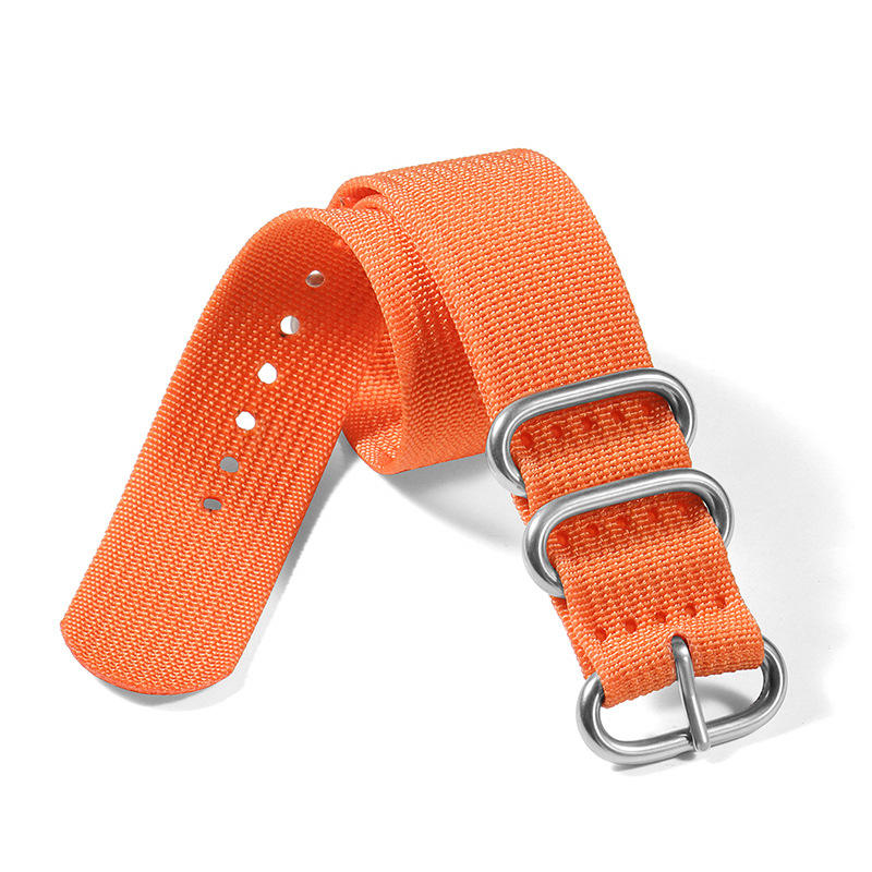 Ribbed Nylon Watch Band
