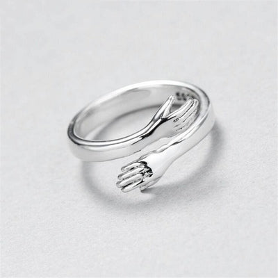 Lunaris I Silver Adjustable Hug Ring