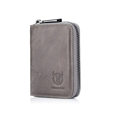 Vinthentic BULLCAPTAIN Compact RFID Leather Card Holder