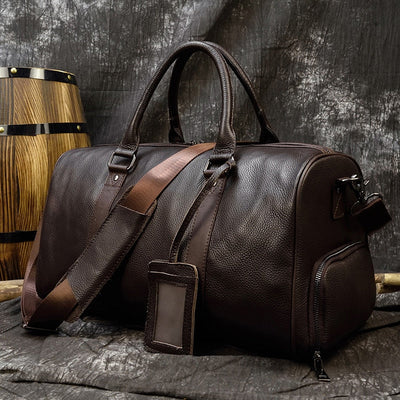 Soft Real Leather Travel Bag