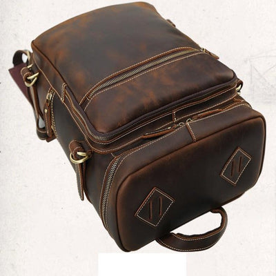 Vintage Leather Backpack