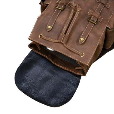 Backpack Large Capacity Leather Bag