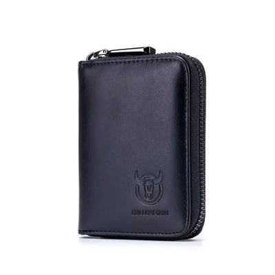 Vinthentic BULLCAPTAIN Compact RFID Leather Card Holder