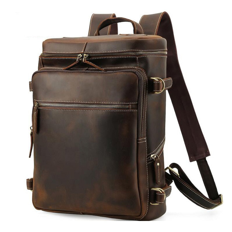 Vintage Leather Backpack
