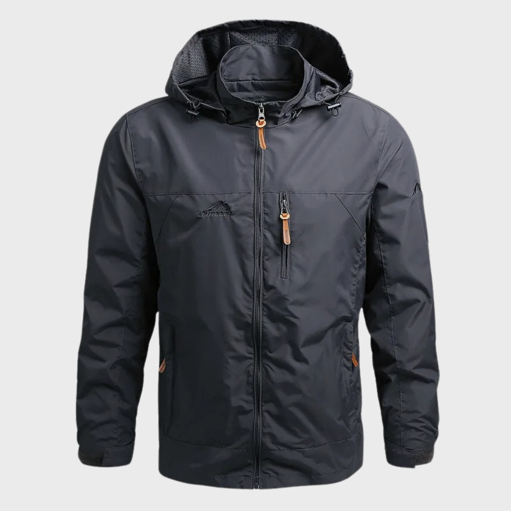 Avencea - Warm and waterproof jacket with hood for men