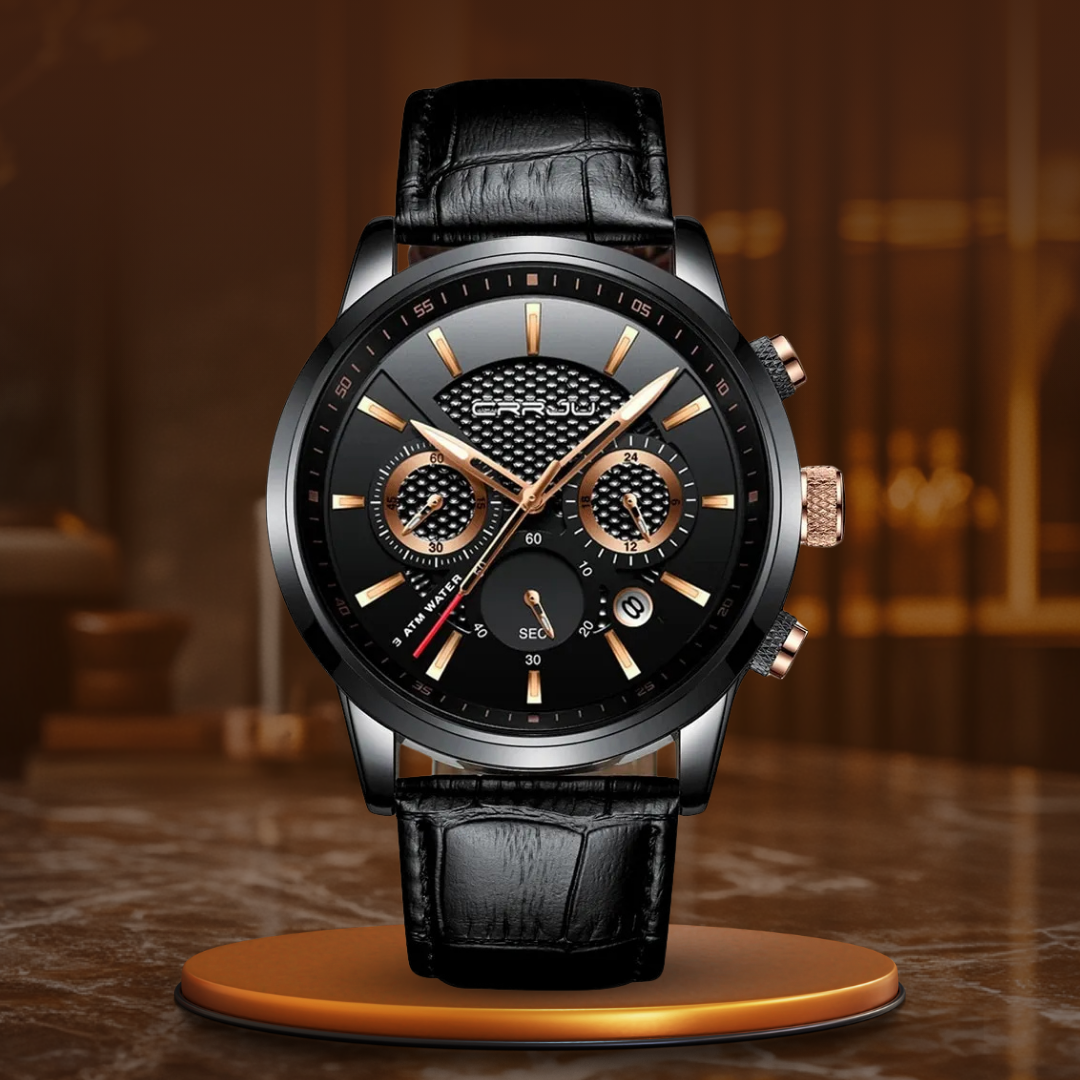 Fashionable Military Leather Watch