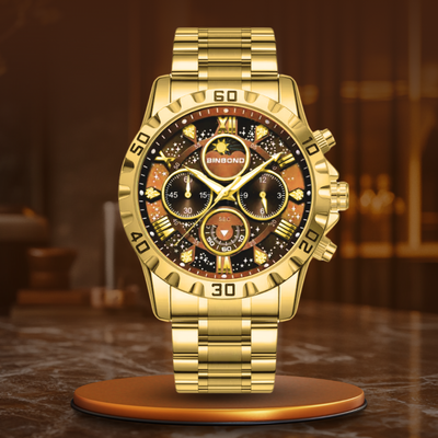 Luxury Chronograph Watch with Metal Strap™
