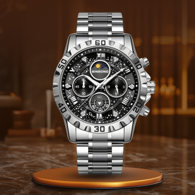Luxury Chronograph Watch with Metal Strap™