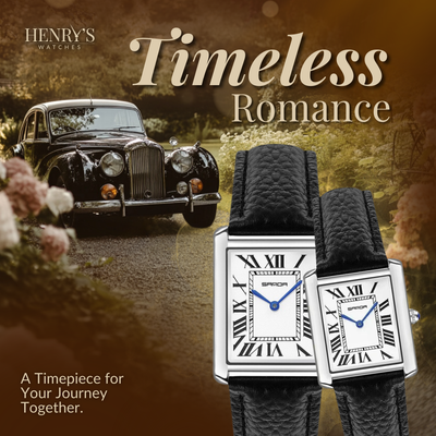 Stylish Square Dial Watches for Couples