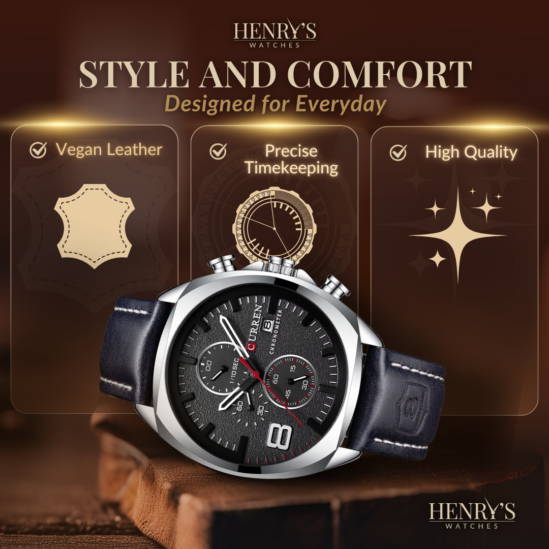 Classic Chronograph Sport Military Watch