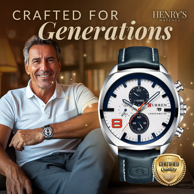 Classic Chronograph Sport Military Watch