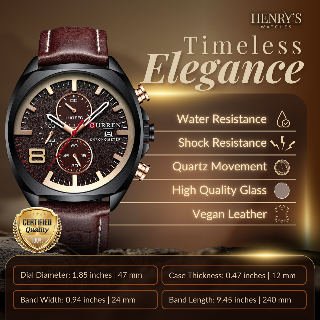 Classic Chronograph Sport Military Watch