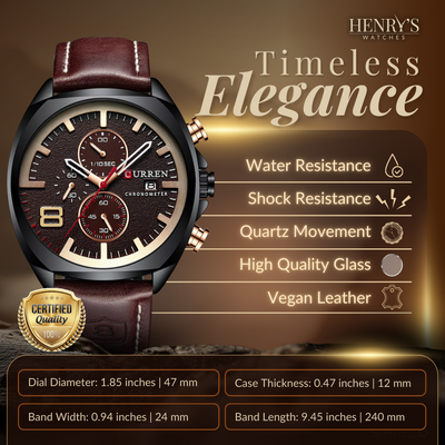 Classic Chronograph Sport Military Watch