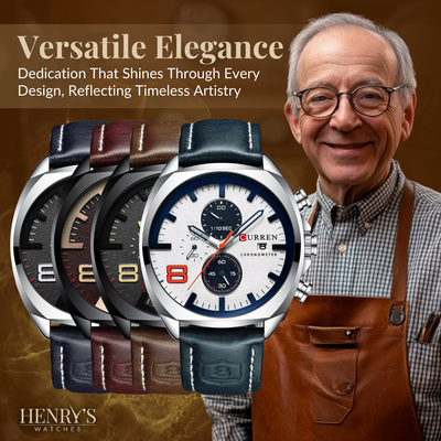 Classic Chronograph Sport Military Watch