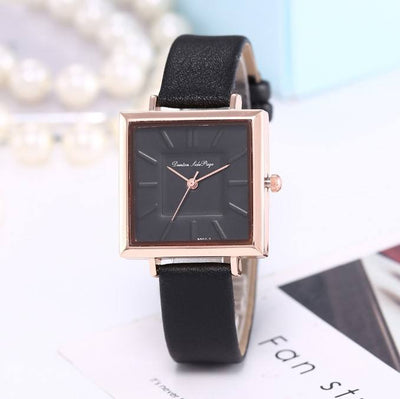 Elegant Square Minimalist Quartz Watch
