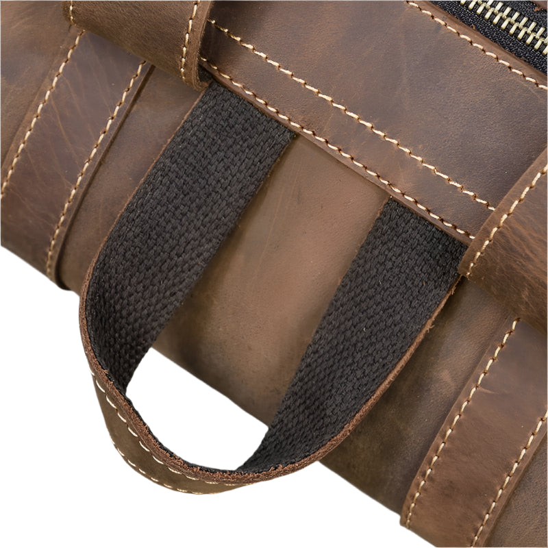Backpack Large Capacity Leather Bag
