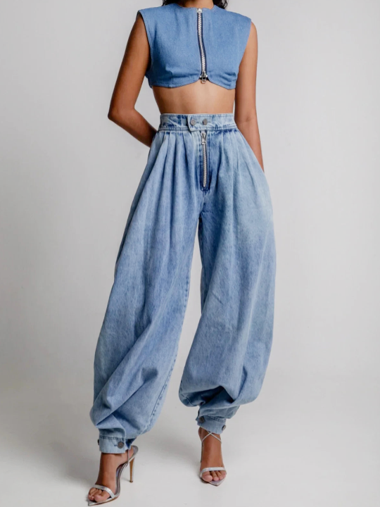 Emma | High Waist Balloon Jeans