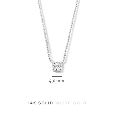 Cléa Moissanite Stone Set | White Gold 14k