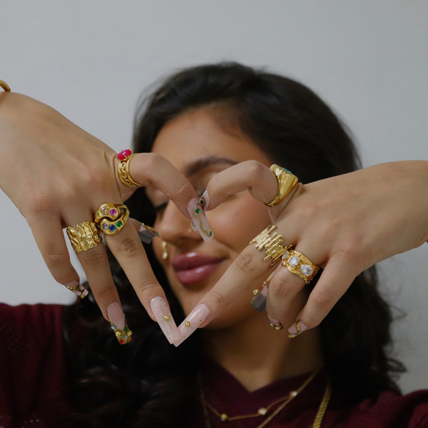 Dripping Textured Ring