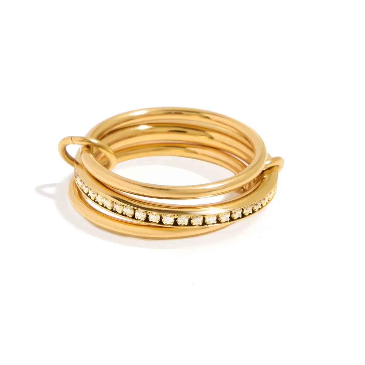 Gold Eternal Stack It Ring