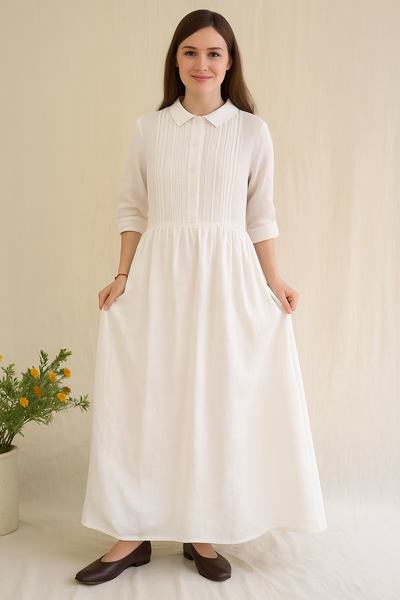 Elowen | Soft Collar Vintage Dress