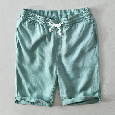 James Scott Dune Linen Shorts