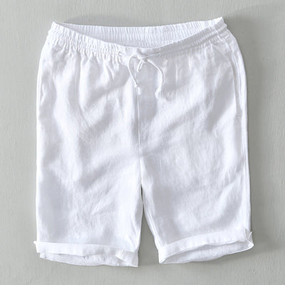 James Scott Dune Linen Shorts