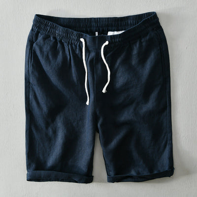 James Scott Dune Linen Shorts