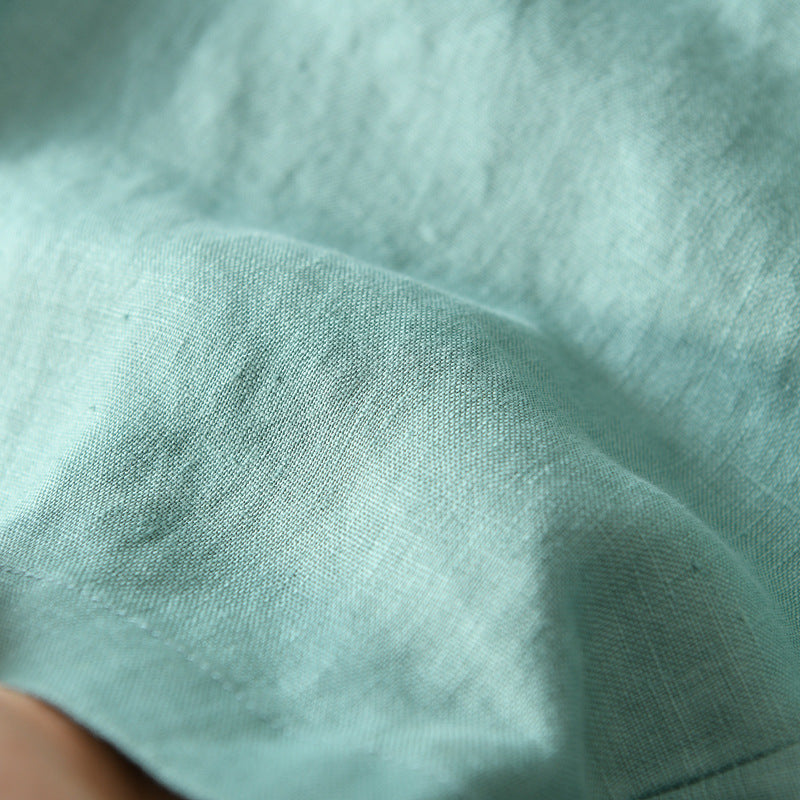 James Scott Dune Linen Shorts