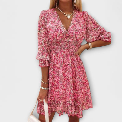 Elisa™ | Floral Puff Sleeve Dress