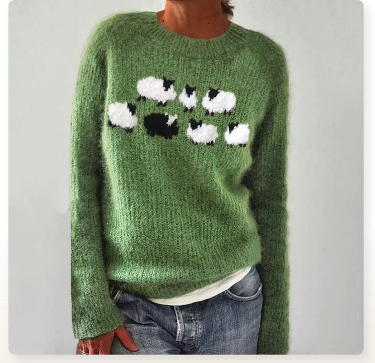 Olivia™ - Cozy Retro Knitted Sweater