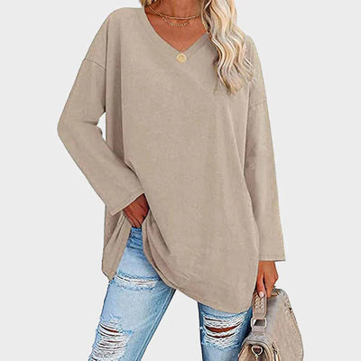 Avencea - Elegant Loose-Fitting Long Sleeves