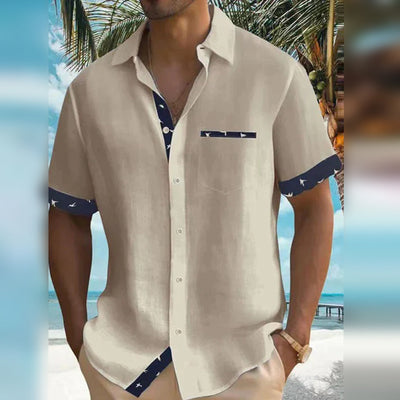 Avencea - Elegant shirt for men with breathable fabric and slim fit