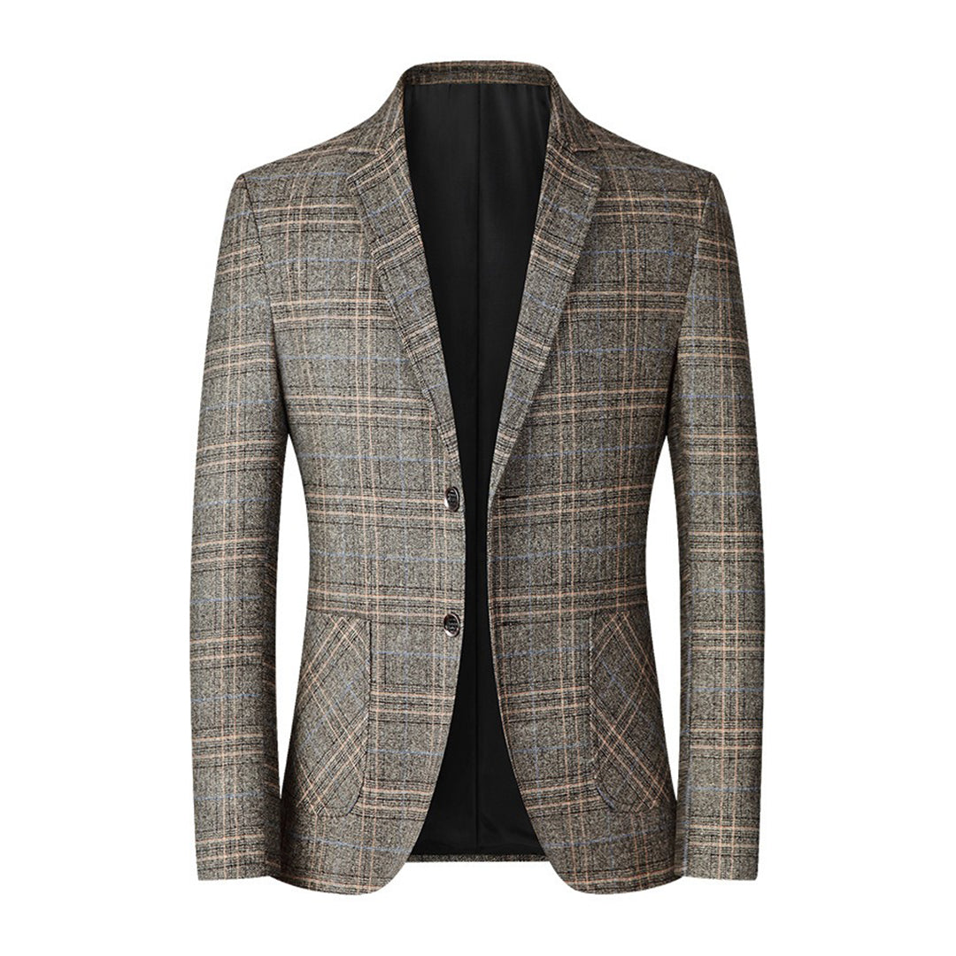 Avencea - Casual blazer for men with luxury embroidered details